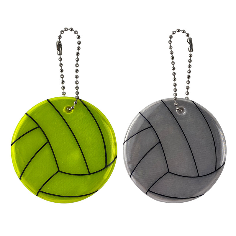 Volejbola divpusējs atstarojošs kulons dienasgaismas atslēgu piekariņš atslēgu piekariņš drošības brīdinājums pastaigu riteņbraukšanas atstarotājs Gift 600 Light