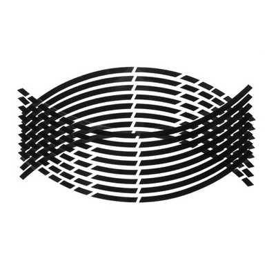 16 бр./компл. Светлоотразителни ленти Нощна безопасност Водоустойчиви стикери за гуми на колела Светлоотразителни стикери за джанти за мотоциклет, кола, велосипед, декор