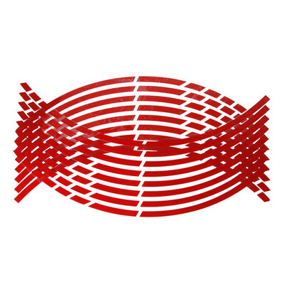 16 бр./компл. Светлоотразителни ленти Нощна безопасност Водоустойчиви стикери за гуми на колела Светлоотразителни стикери за джанти за мотоциклет, кола, велосипед, декор