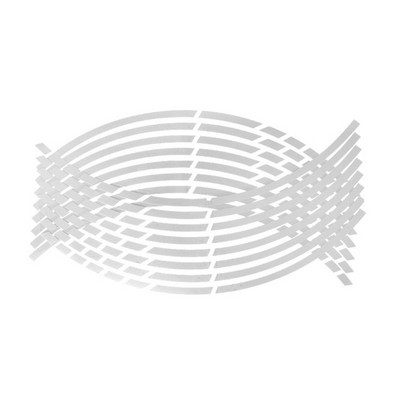 16 бр./компл. Светлоотразителни ленти Нощна безопасност Водоустойчиви стикери за гуми на колела Светлоотразителни стикери за джанти за мотоциклет, кола, велосипед, декор