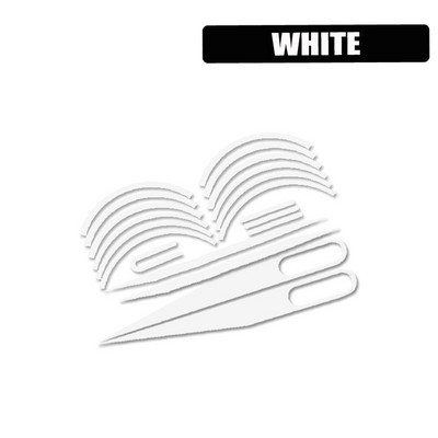 Nakts braukšanas atstarojoša brīdinājuma sloksne Xiaomi Mijia M365 motorollera uzlīmei, ūdensizturīga PVC skrejriteņa uzlīmei skrejriteņa atstarotāja lentes