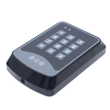 125Khz RFID безконтактна карта Клавиатура Система за контрол на достъпа Устройство Машина Четец на RFID карти Система за заключване на врата 1000 потребителски ключодържатели Капак