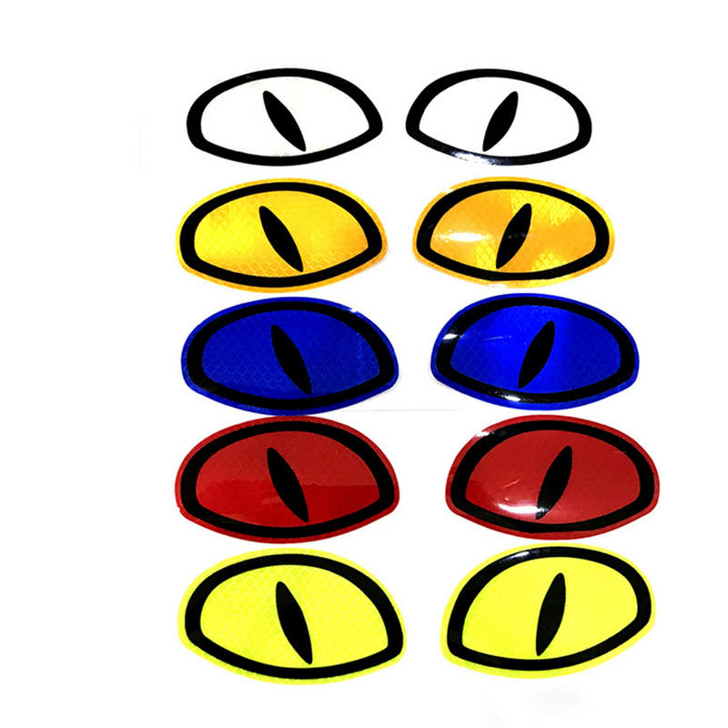 Atsparūs vandeniui automobilių priedai Saugos ženklas Įspėjamoji juosta Buferio lipdukas Akių lipdukai Šviesą atspindintys lipdukai Šviečiantys automobilių lipdukai lipdukai