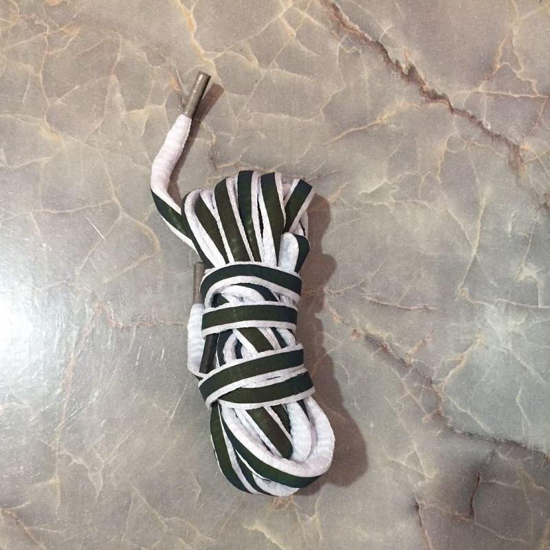 Gradients Rainbow fényvisszaverő cipőfűzők Pop Szemet gyönyörködtető figyelmeztető csík