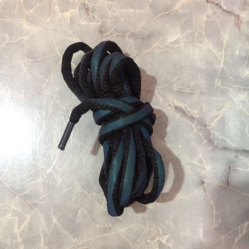 Gradients Rainbow fényvisszaverő cipőfűzők Pop Szemet gyönyörködtető figyelmeztető csík