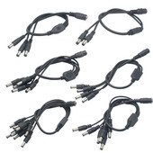 DC utičnica 5.5x2.1 mm DC kabel za napajanje 1 ženski na 2,3,4,5,6,8 muški adapter za razdjelnik za sigurnosnu CCTV kameru i LED traku