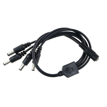DC захранващ жак 5.5x2.1 mm DC захранващ кабел 1 женски към 2,3,4,5,6,8 мъжки щепсел сплитер адаптер за охранителна камера за видеонаблюдение и LED лента