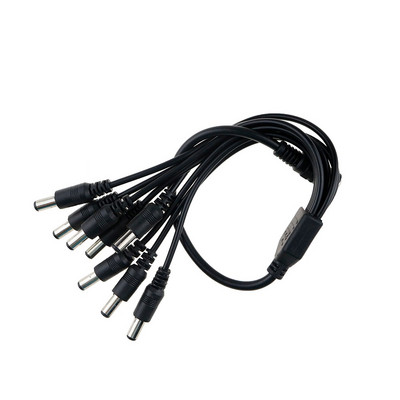 DC utičnica 5.5x2.1 mm DC kabel za napajanje 1 ženski na 2,3,4,5,6,8 muški adapter za razdjelnik za sigurnosnu CCTV kameru i LED traku