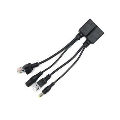 POE kabel Pasivno napajanje preko Etherneta Adapter Splitter RJ45 Injector Supply Module 12-48v Za IP Camea