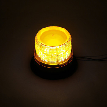 Аварийна светкавица Строб лампа Кола Въртящи се предупредителни светлини за безопасност на движението Училищна индикация Led Жълта кръгла таванна кутия Светкавица