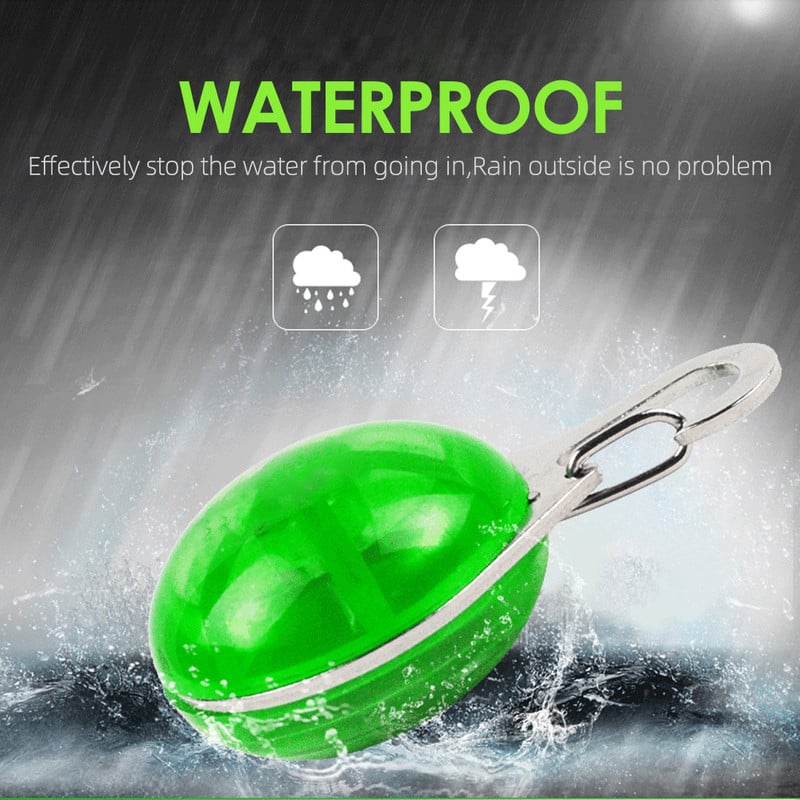 Mini dviračio lemputė naktiniam važiavimui Lengvai prisega kuprinės dviračio įspėjamoji lemputė, vandeniui atspari galinė LED galinė lemputė, skirta saugai važiuoti dviračiu