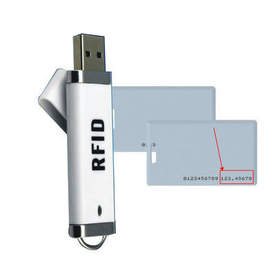 Pārnēsājams MINI USB RFID ID karšu lasītājs 125Khz karšu lasītājs Atskaņot un nepieslēgt draiveri datoram/andraido