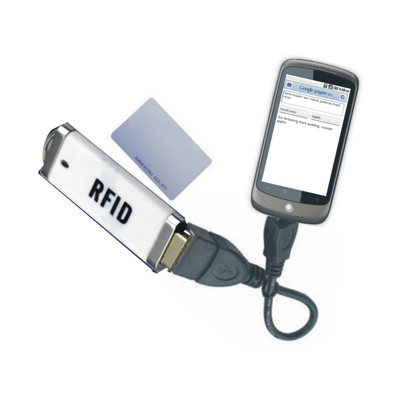 Pārnēsājams MINI USB RFID ID karšu lasītājs 125Khz karšu lasītājs Atskaņot un nepieslēgt draiveri datoram/andraido