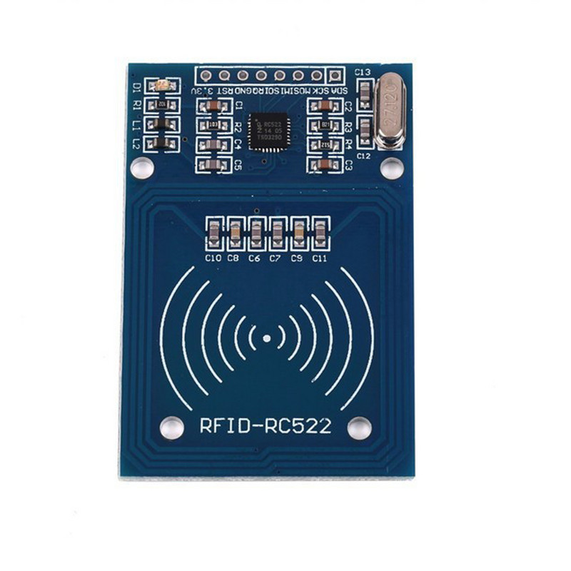 10db/tétel RC522 RFID NFC olvasó RF IC kártya induktív érzékelő modul Arduino modulhoz + S50 kártya + távirányítók
