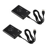2X USB RFID настолен четец на ID карти Четец на безконтактни карти