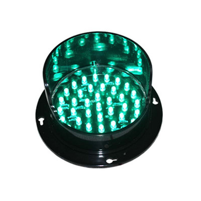 Promotion price High brightness DC 12V green LED signal light 100mm traffic light sale