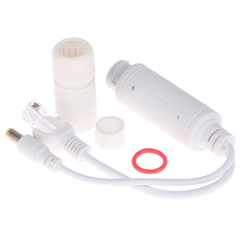 48V līdz 12V POE sadalītāja ūdensizturīgs adaptera kabeļa barošanas modulis POE sadalītāja inžektors IP kamerai