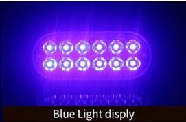 Svjetla upozorenja za sigurnost u prometu 36W bljeskalica za hitne slučajeve Strobe lampa Šarena upozoravajuća lampa za kamione 12LED bljeskalica upozorenja
