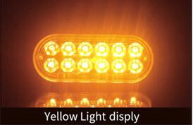 Svjetla upozorenja za sigurnost u prometu 36W bljeskalica za hitne slučajeve Strobe lampa Šarena upozoravajuća lampa za kamione 12LED bljeskalica upozorenja