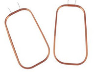 2db testreszabott méret Tiszta csésze 134,2 khz LF RFID antenna modul vonal négyzet téglalap Kerek kör RFID antenna olvasás írás