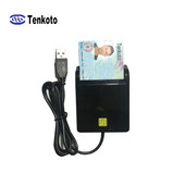 USB контакт Smart Chip Card Четене на IC карти със SIM слот ISO7816 ID Card Smart Reader Writer