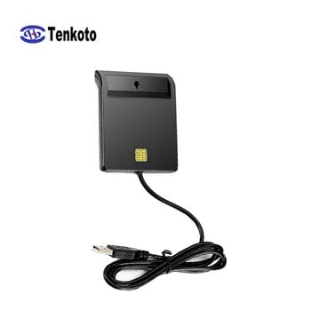 USB контакт Smart Chip Card Четене на IC карти със SIM слот ISO7816 ID Card Smart Reader Writer