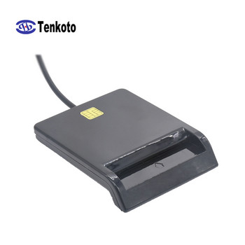 USB контакт Smart Chip Card Четене на IC карти със SIM слот ISO7816 ID Card Smart Reader Writer