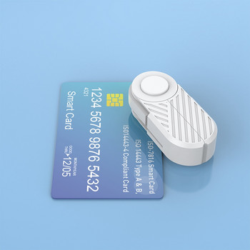 Сгъваема USB тип C четец на смарт карти с общ достъп SIM карта/IC банков чип, съвместим със смартфон Macos
