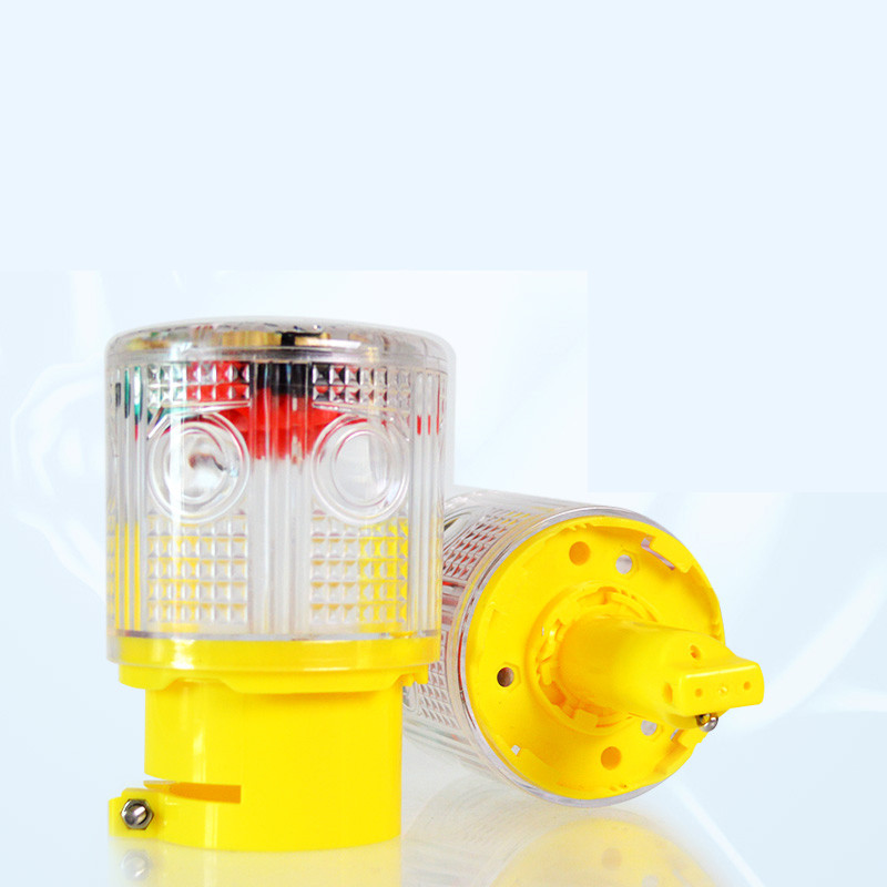 Atsparus lietui, saulės energija varomas įspėjamasis saugos signalas, avarinis eismo signalizacijos žibintas