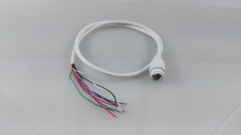 Висококачествен мрежов кабел RJ45, кабел за мрежов порт POE за IP камера, 15V 9-пинов IP кабел за наблюдение със светлина