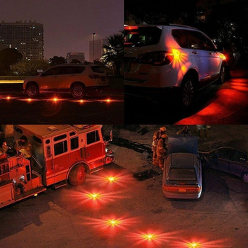 Висококачествен фар за безопасност 8 LED аварийни светлини за автомобили Стробоскопични светлини за препятствия Светлинен сигнал на светофара Стробоскоп