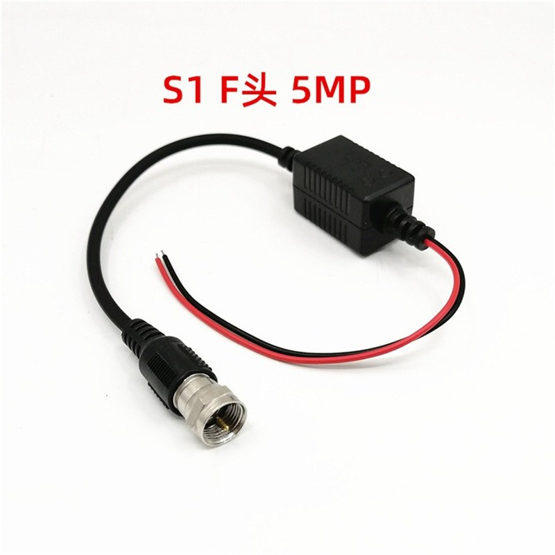 2 gab (1 pāri) AHD/CVI/TVI savīti BNC CCTV video Balun pasīvie uztvērēji UTP Balun BNC Cat5 CCTV UTP video Balun