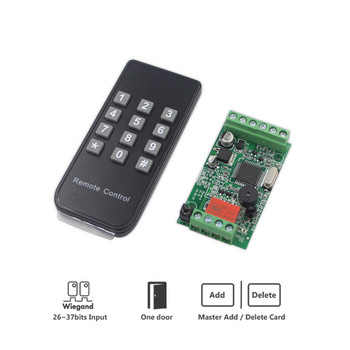 Mini Sboard Single Access Door Controller Дънна платка Wiegand 26~37 бита Изход 1000 потребителя Потребителски данни могат да се прехвърлят
