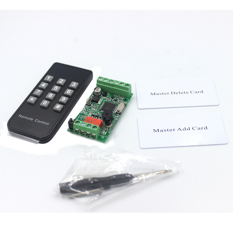 Mini Sboard Single Access Door Controller Дънна платка Wiegand 26~37 бита Изход 1000 потребителя Потребителски данни могат да се прехвърлят