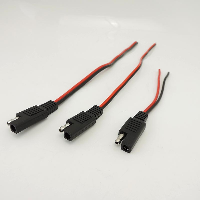 2 kontaktų laidas saulės baterijos laidas SAE laidas „pasidaryk pats“ automobilių ilginimo laidas 18AWG 10A 14AWG 20A moteriškas kištukas