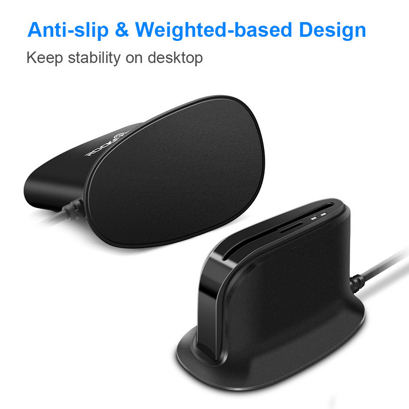 ISO 7816 USB 2.0 SIM Smart Universal ID Card Slot Reader for Bank Card ATM IC/ID CAC TF Cardreaders Adapter Memory Card