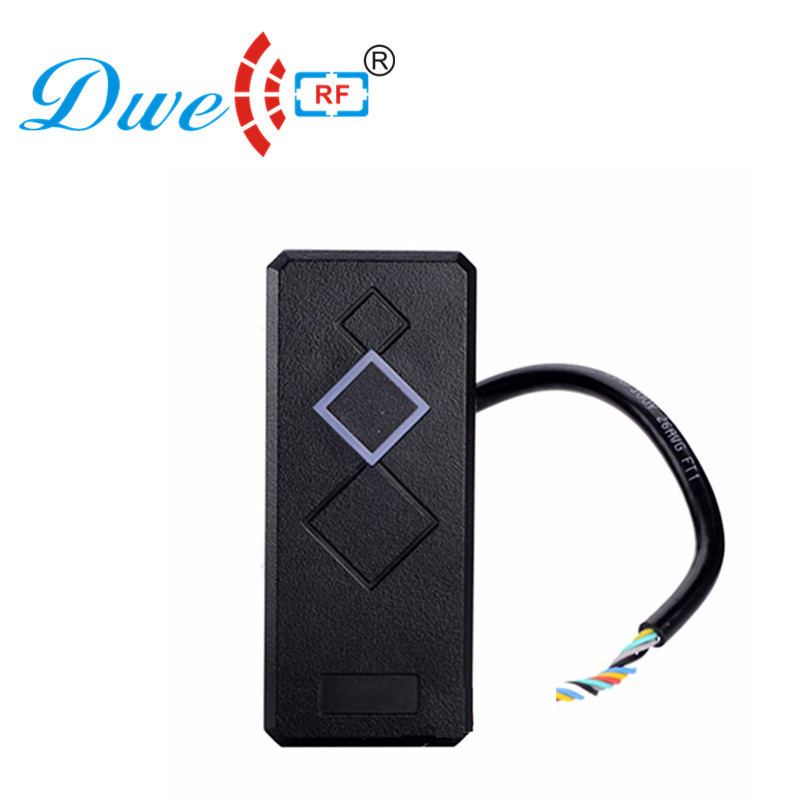 DWE CC RF valdymo kortelių skaitytuvai Wiegand 26 rf vartų prieigos kontrolės kortelės RFID skaitytuvas 125 khz