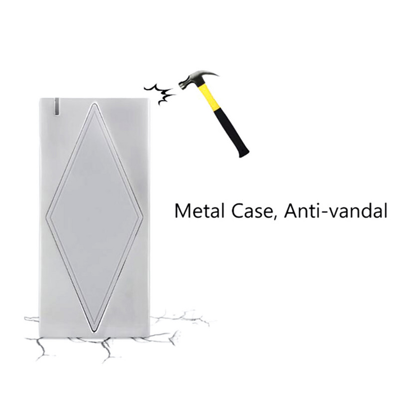 IP66 veekindel metallist Rfid 125KHZ 13.56MHZ Proximity kaardilugeja koos wiegand ukse juurdepääsukontrollisüsteemi komplektiga