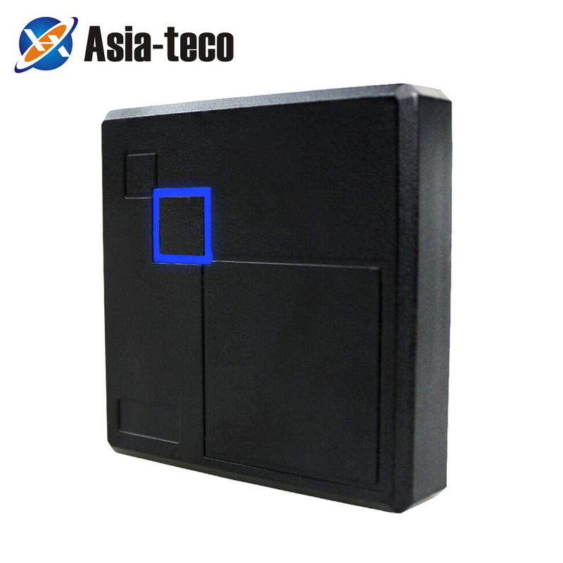 Lähedus IP65 veekindel 13,56MHZ/125KHZ ukse juurdepääsu juhtimissüsteemi klaviatuur IC-lugeja Wiegand 26 34-bitine RFID-kaardilugeja