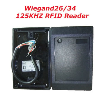 Αδιάβροχο Wiegand 26 / 34 Proximity 125KHz WG26/ WG34 Smart EM4100 RFID Card Reader for Door Access Control System Χονδρική