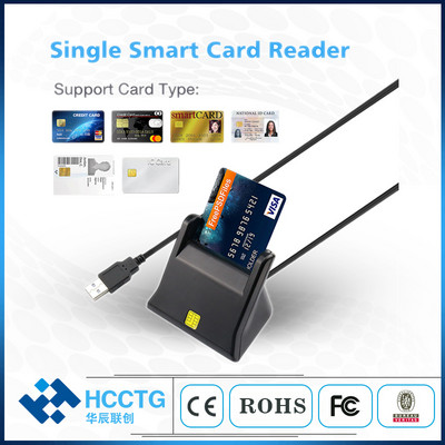 ISO7816 kontakti Ic-kiipkaardi PC/SC Smart Emv kaardilugeja DCR31