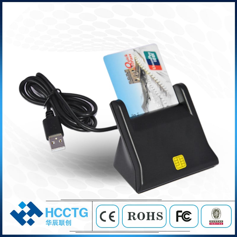 ISO7816 Contact Ic Chip Card PC/SC Smart Emv kártyaolvasó DCR31