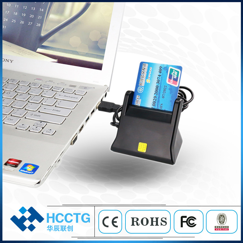 ISO7816 Contact Ic Chip Card PC/SC Smart Emv kártyaolvasó DCR31
