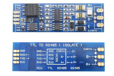Imersie aur ttl la modul RS485 TO TTL Cu microcontroler izolat serial UART control automat al fluxului Modul industrial