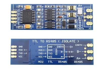 Imersie aur ttl la modul RS485 TO TTL Cu microcontroler izolat serial UART control automat al fluxului Modul industrial