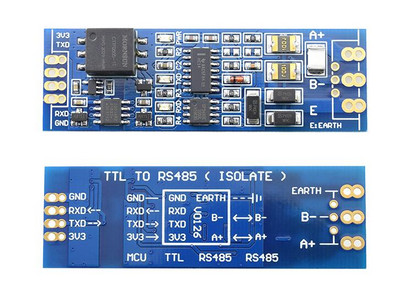 Imersie aur ttl la modul RS485 TO TTL Cu microcontroler izolat serial UART control automat al fluxului Modul industrial