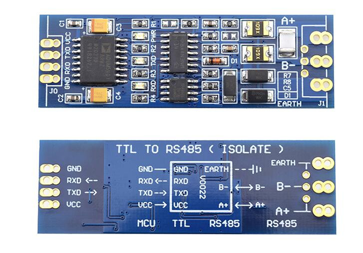 Imersie aur ttl la modul RS485 TO TTL Cu microcontroler izolat serial UART control automat al fluxului Modul industrial