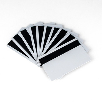 10/20/50 бр. Празни MSR605X MSR606 CR80 Hico пластмасови карти с магнитна лента ISO стандартен размер за печат Бяла PVC карта