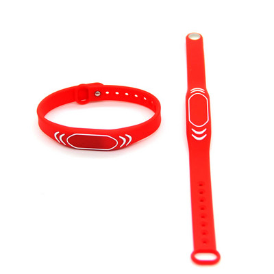 Beskontaktna ID kartica Pasivna samo za čitanje 125KHz Alien EM4100 TK4100 RFID kartica Vodootporna sigurnosna ABC silikonska narukvica Oznaka za privjesak