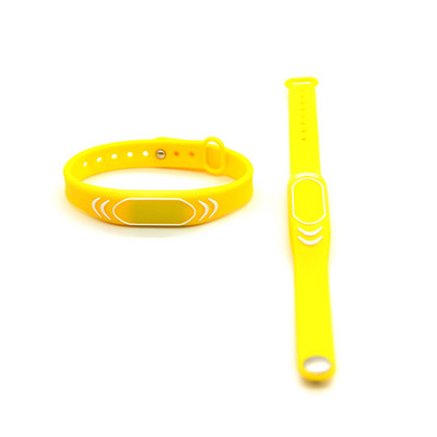 Beskontaktna ID kartica Pasivna samo za čitanje 125KHz Alien EM4100 TK4100 RFID kartica Vodootporna sigurnosna ABC silikonska narukvica Oznaka za privjesak